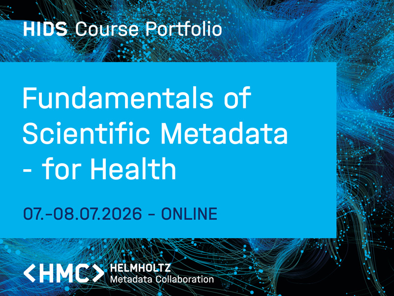 July 7-8, 2026: Fundamentals of Scientific Metadata - for Health | HMC