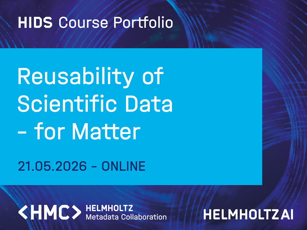 21. May 2026: Data Reusability Training for Matter | HMC